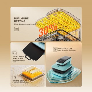 Αυτόματη Θερμοπρέσα VEVOR 15x15 για Μπλουζάκια  ZNRYJSJS15X1Z8544V2