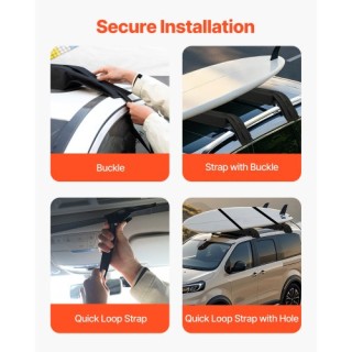 VEVOR Μαλακά Μαξιλάρια Οροφής 31.5 για Αυτοκίνητο, Φορτίο 176LBS CD...