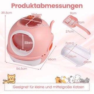 Costway Κλειστή Λεκάνη Άμμου με Καπάκι & Συρόμενο Δίσκο & Φτυάρι & ...