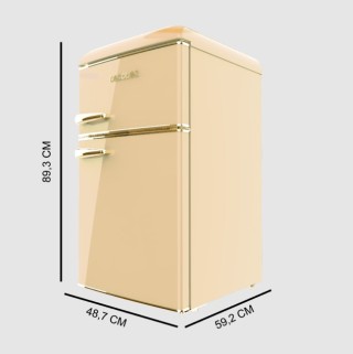 Μίνι ψυγείο 86L Bolero CoolMarket 2D Origin 86 Beige Cecotec CEC-01896