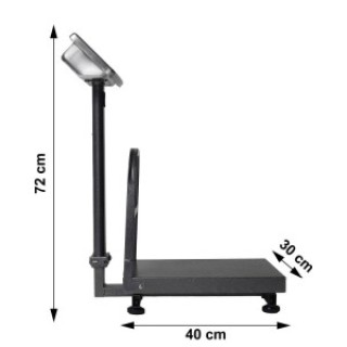 MULTISTORE Βιομηχανική Ηλεκτρονική Ζυγαριά 200 kg LCD H-008 MULTISTORE Βιομηχανική Ηλεκτρονική Ζυγαριά 200 kg LCD H-008