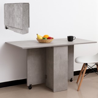 BAKAJI Τραπέζι Φαγητού Εξοικονόμησης Χώρου Πτυσσόμενο Γραφείο με Ρό... BAKAJI Τραπέζι Φαγητού Εξοικονόμησης Χώρου Πτυσσόμενο Γραφείο με Ρό...