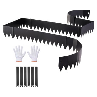 VEVOR Γαλβανισμένη Μεταλλική Κουπαστή Κήπου 1016x203 mm, Σετ 6 Τεμα...