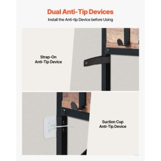 VEVOR Γωνιακή Βιβλιοθήκη 5 Επιπέδων 75 x 73.4 x 166.1 cm με Μεταλλι...