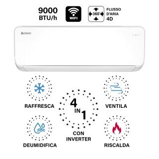 Kooper Κλιματιστικό Moon 9000 Btu inverter και αντλία θερμότητας 4D...