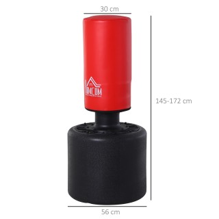 Τσάντα μποξ Homcom από το έδαφος Ρυθμιζόμενο ύψος 145-172 cm με γεμ...