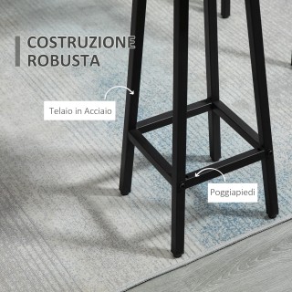 Σετ 2 Μεταλλικά Ορθογώνια Τραπέζια - Μπαρ 100 x 40 x 90 cm με 4 Σκα... Σετ 2 Μεταλλικά Ορθογώνια Τραπέζια - Μπαρ 100 x 40 x 90 cm με 4 Σκα...