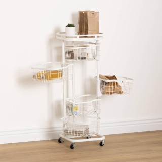 5FIVE Simply smart Λευκή Εταζέρα Balm 5 Επίπεδων 34,5 x 31 x 91 εκ.... 5FIVE Simply smart Λευκή Εταζέρα Balm 5 Επίπεδων 34,5 x 31 x 91 εκ....
