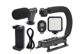 Vlogging Kit - Πλήρες Σετ Δημιουργίας Περιεχομένου Τρίποδο ,Λάμπα L... Vlogging Kit - Πλήρες Σετ Δημιουργίας Περιεχομένου Τρίποδο ,Λάμπα L...