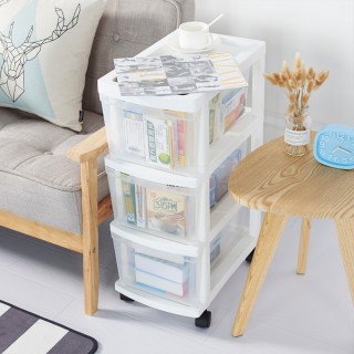 BAKAJI  Καρότσι Συρταριέρα Οργανωτής Εξοικονόμησης Χώρου με 3 Διαφα...