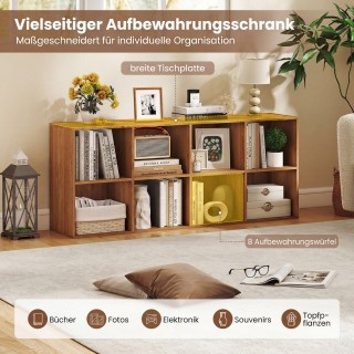 Costway Ελεύθερη βιβλιοθήκη 8 ραφιών με προστασία ανατροπής και αντ... Costway Ελεύθερη βιβλιοθήκη 8 ραφιών με προστασία ανατροπής και αντ...