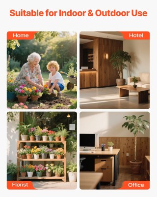 VEVOR Βαρέως Τύπου Καρότσι Μεταφοράς Γλαστρών με Ρυθμιζόμενη Λαβή P...