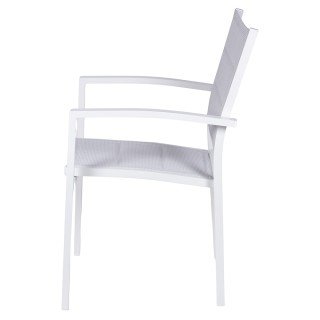 Galileo Καρέκλα εξωτερικού χώρου με μπράτσα από αλουμίνιο, PVC και ...