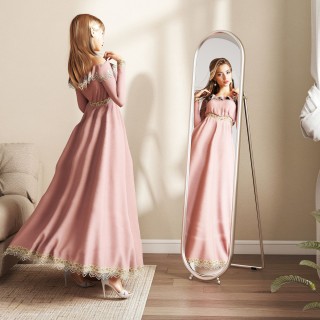 HOMCOM Καθρέφτης Ολόσωμος Δαπέδου με Πτυσσόμενη Βάση, Γυαλί και Μέτ... HOMCOM Καθρέφτης Ολόσωμος Δαπέδου με Πτυσσόμενη Βάση, Γυαλί και Μέτ...