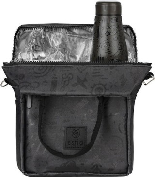 ESTIA Ισοθερμική Τσάντα Φαγητού Save the Aegean 7lt Noir Echo  01-2...