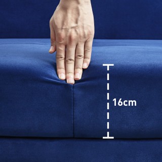 HOMCOM Καναπές Κρεβάτι Clic Clac με Ρυθμιζόμενη Πλάτη και 2 Μαξιλάρ... HOMCOM Καναπές Κρεβάτι Clic Clac με Ρυθμιζόμενη Πλάτη και 2 Μαξιλάρ...