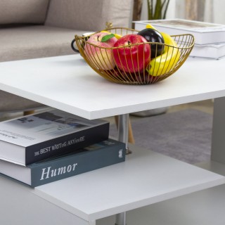 BAKAJI  Ορθογώνιο Τραπέζι Καθιστικού  41x91x52,6 εκ. Μοντέρνου Σχεδ...