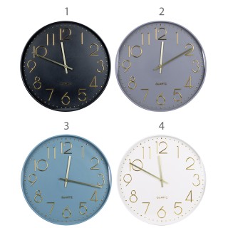 Galileo Στρογγυλό ρολόι τοίχου 50 εκ από πλαστικό και αλουμίνιο με ... Galileo Στρογγυλό ρολόι τοίχου 50 εκ από πλαστικό και αλουμίνιο με ...