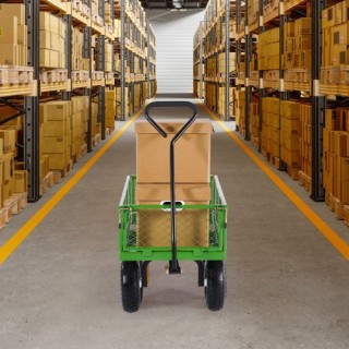 VEVOR Ατσάλινο Καρότσι Κήπου 680lb Βαρέως Τύπου με Ρόδες 10in ZXHYT... VEVOR Ατσάλινο Καρότσι Κήπου 680lb Βαρέως Τύπου με Ρόδες 10in ZXHYT...