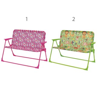 Galileo Πάγκος Bimbo 2 θέσεων με μεταλλική κατασκευή από ανθρακούχο... Galileo Πάγκος Bimbo 2 θέσεων με μεταλλική κατασκευή από ανθρακούχο...