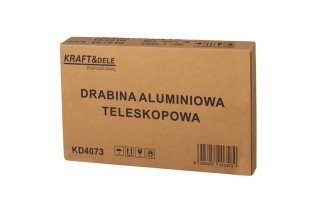 Kraft&Dele Τηλεσκοπική Σκάλα Αλουμινίου 3.2 m με 11 Σκαλοπάτια για ...