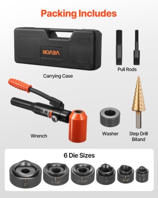 VEVOR Υδραυλικό Σετ Διάτρησης 98.07 kN, Μεταλλικά Ηλεκτρικά Ντουλάπ... VEVOR Υδραυλικό Σετ Διάτρησης 98.07 kN, Μεταλλικά Ηλεκτρικά Ντουλάπ...