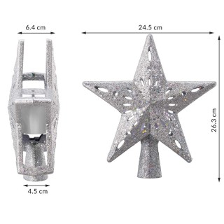 BAKAJI LED Προβολέας για Χριστουγεννιάτικο Δέντρο Σχήμα Αστέρι Αση... BAKAJI LED Προβολέας για Χριστουγεννιάτικο Δέντρο Σχήμα Αστέρι Αση...