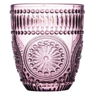 Galileo Σετ 2 ποτήρια νερού 330 ml από γυαλί με ανάγλυφο γεωμετρικό...