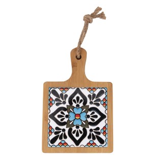 Villa DEste  Ξύλινη Επιφάνεια Κοπής από Μπαμπού και Κεραμικό 195x13...