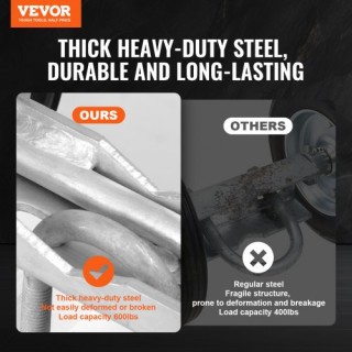 VEVOR Σετ Συρόμενης Πύλης με Ροδάκια 6” για Σύνδεση Ραγών Μέγιστο Β... VEVOR Σετ Συρόμενης Πύλης με Ροδάκια 6” για Σύνδεση Ραγών Μέγιστο Β...