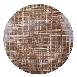 Villa DEste Σετ 6 τμχ  Πιάτο φρούτων από πορσελάνη με καφέ υφή 5921912