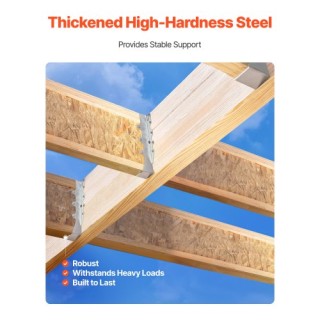 VEVOR Κρεμαστάρι Δοκού 40x38x199 mm 50 Τεμάχια TLDJ210INCH5HCMQL001V0