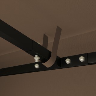 Outsunny Κάλυμμα για Κιόσκι Κήπου 3x3 μ από Ύφασμα Oxford 600D με ... Outsunny Κάλυμμα για Κιόσκι Κήπου 3x3 μ από Ύφασμα Oxford 600D με ...