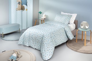 Guy Laroche Σετ 3τμχ Παιδικά Σεντόνια Paw Ciel 165x250, 1110092224160