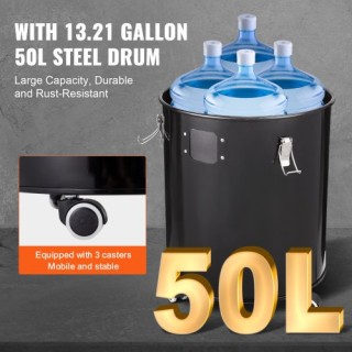 VEVOR Διαχωριστής Κυκλώνα Σκόνης με Δεξαμενή για Σκούπα 4 για Δεξαμ...