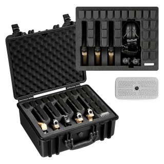 VEVOR Ανθεκτική Θήκη Πιστολιού με XPE Αφρό, Αδιάβροχη Κασετίνα με Π...