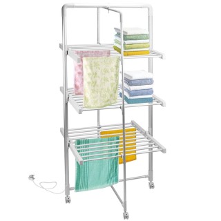 BAKAJI  Ηλεκτρική Πτυσσόμενη Απλώστρα Ρούχων Πύργος 300W Στεγνωτήρι...