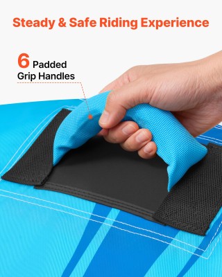 VEVOR Φουσκωτό Θαλάσσης 3 Ατόμων για Σκάφος, Έλκηθρο Θαλάσσης έως 2...