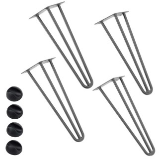 BAKAJI 4x Πόδια Τραπεζιού Καρέκλας Πάγκος Σκαμπό 45εκ Μεταλλικά Μον... BAKAJI 4x Πόδια Τραπεζιού Καρέκλας Πάγκος Σκαμπό 45εκ Μεταλλικά Μον...