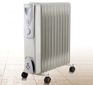 BAKAJI Καλοριφέρ λαδιού με 11 θερμαντικά στοιχεία, ηλεκτρικό 2500W... BAKAJI Καλοριφέρ λαδιού με 11 θερμαντικά στοιχεία, ηλεκτρικό 2500W...