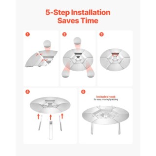 VEVOR Αντανακλαστήρας Θερμότητας για Solo Stove Yukon 635 mm από Αν...