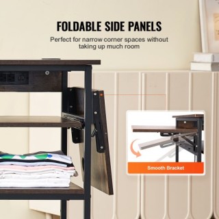 VEVOR  Τραπέζι Θερμομεταφοράς με Σταθμό Φόρτισης, 4 Επιπέδων, Κινητ...