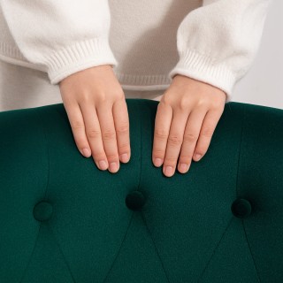 HOMCOM Πολυθρόνα για Σαλόνι από Βελούδο με Επενδεδυμένο και Καπιτον... HOMCOM Πολυθρόνα για Σαλόνι από Βελούδο με Επενδεδυμένο και Καπιτον...