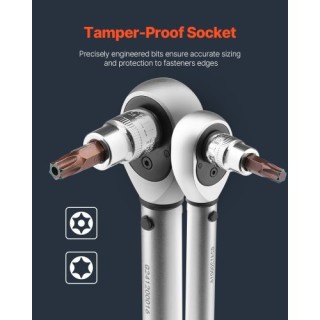 VEVOR Σετ Καρυδάκια Torx 34 Τεμαχίων T6-T70 S2 Ατσάλι PTTT143812TO3...