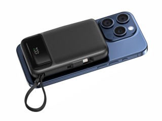 SWISSTEN Φορητός Φορτιστής 10000 mAh PD 20W με ενσωματωμένα καλώδια...