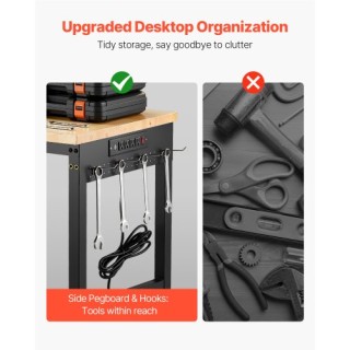 VEVOR Ρυθμιζόμενος Πάγκος Εργασίας με Ρόδες και Πρίζα 60 με Πίνακα ... VEVOR Ρυθμιζόμενος Πάγκος Εργασίας με Ρόδες και Πρίζα 60 με Πίνακα ...