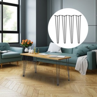 Σετ 4 Μαύρα Πόδια Τραπεζιού VEVOR 28 για Βάρος 220lbs από Ανθρακοχά... Σετ 4 Μαύρα Πόδια Τραπεζιού VEVOR 28 για Βάρος 220lbs από Ανθρακοχά...