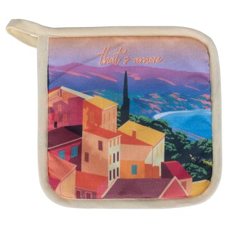 Villa dEste Home Διπλής Όψεως Βαμβακερή Κουζίνας Πιάστρα 20x20cm Th...