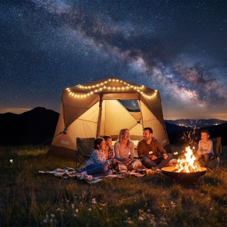 VEVOR Σκηνή Camping Pop Up 6 Ατόμων με Τέντα Βροχής και Μεγάλες Διχ... VEVOR Σκηνή Camping Pop Up 6 Ατόμων με Τέντα Βροχής και Μεγάλες Διχ...