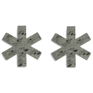 Galileo Σετ 2 Προστατευτικά Τηγανιών 38 εκ από Πολυεστερικό Τσόχα S...